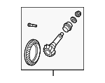 68216938AA - Front Drive Axle: Ring &amp; Pinion for Ram: 2500, 3500 Image