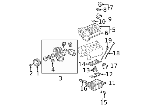 Hardware, Fasteners & Fittings for 2006 Buick LaCrosse #0