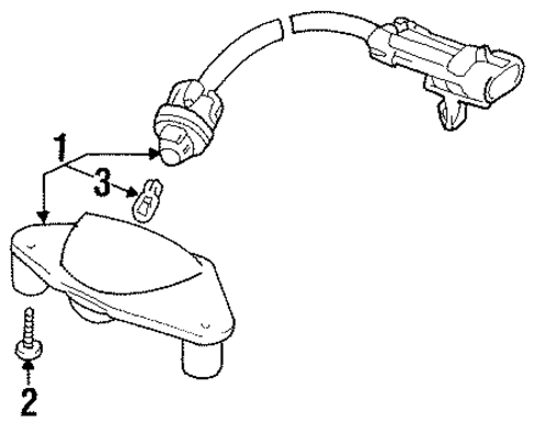 License Lamps for 1999 Suzuki Swift #0