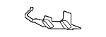 9A785794500 - Body: Interior Rear View Mirror Bracket for Porsche Image