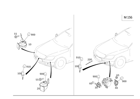 Horn and Outside Temperature Display for 2014 Mercedes-Benz C350 #0