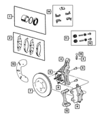 68032944AB - Brakes: Brake Rotor for Mopar Image