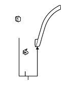 750780E010 - Body: Lower Molding for Toyota Image image