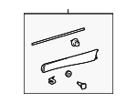 750760E110 - Body: Rocker Molding for Toyota Image image