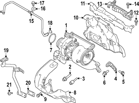 Turbocharger & Components for 2023 Volvo XC90 #0