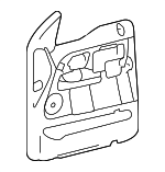 6L3Z1823943FAA - Body: Door Trim Panel for Ford: F-150 Image