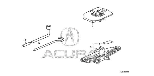 Tools - Jack for 2009 Acura TSX #0