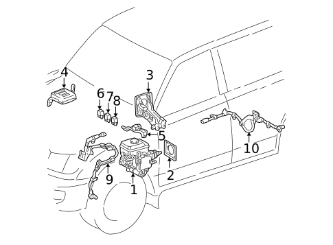 Hydraulic System for 2005 Toyota Land Cruiser #0