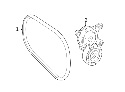 Belts & Pulleys for 2021 Mercedes-Benz CLA45 AMG #0
