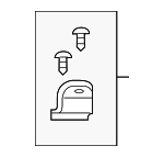 8119348080 - Electrical: Repair Bracket for Lexus: RX350, RX450h Image