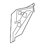 1667330908 - Body: Lock Assembly Cover for Mercedes-Benz Image