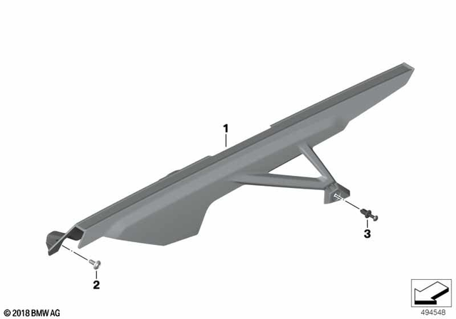 46628569765 - Frame and Mounting Parts: Chain Guard -  for BMW-Motorrad Image