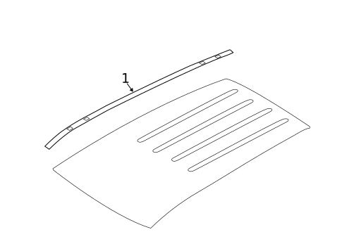 Exterior Trim - Roof for 2015 Kia Sorento #0