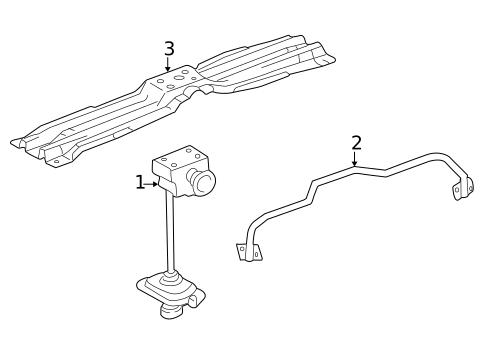 Spare Tire Carrier for 2000 Lexus LX470 #0