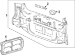 85787592 - Body: Rear Body Panel for Cadillac: OPTIQ Image