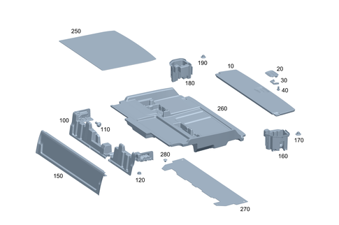 Load Compartment Floor for 2025 Mercedes-Benz EQB 350 #0