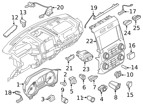 Instruments & Gauges for 2018 Ford F-150 #0