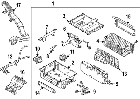 Battery for 2025 Genesis GV80 Coupe #0