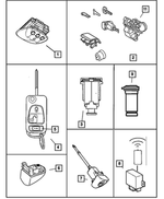 68036898AA - : Homelink Module for Mopar Image
