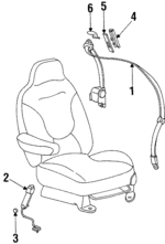 F65Z15611B32B - Electrical: Buckle Plug for Ford Image