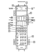 ATM2 - Electrical: Mini Fuse for Chrysler: Aspen | Dodge: Durango, Journey, Ram 1500, Ram 2500, Ram 3500, Viper | Jeep: Compass, Grand Cherokee, Grand Cherokee L, Patriot, Wrangler JK | Ram: 2500, 3500 | SRT: Viper Image