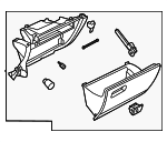 5H18570974PK - Body: Glove Box Assembly for Volkswagen Image