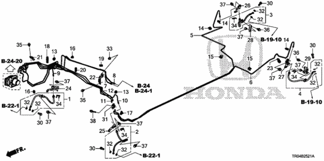 Brake Lines (1.8L) (Disk) for 2012 Honda Civic #0