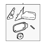 4932026 - Body: Mirror Housing for Saab: 9-3 Image