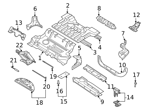 Rear Body & Floor for 2004 Nissan Xterra #0