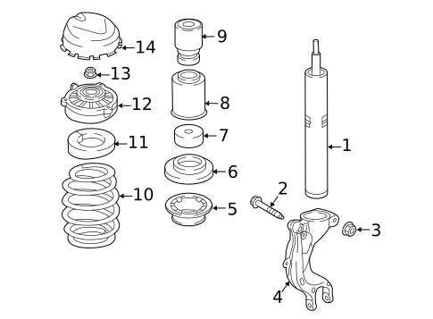 Suspension, Springs & Related Components for 2018 Audi Q7 #0