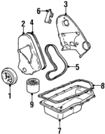 4667765AB - Engine: Crankshaft Pulley for Dodge: Neon, Stratus Image