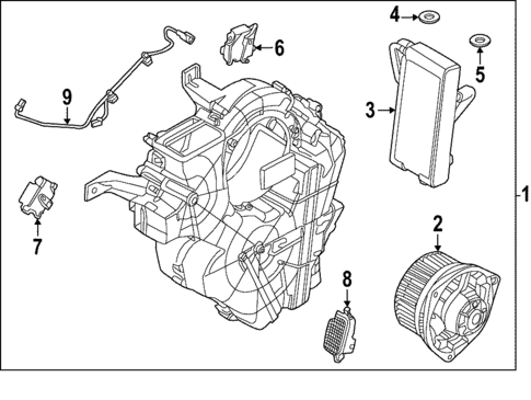 Rear Evaporator for 2024 INFINITI QX60 #0