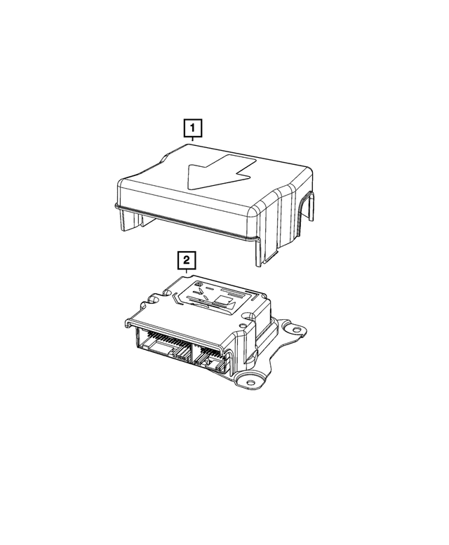68460025AA - Electrical: Module Cover for Mopar Image