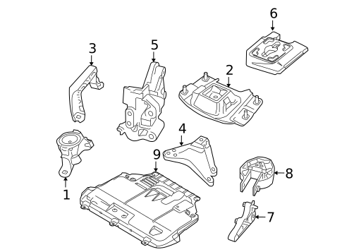 Engine & Trans Mounting for 2013 Volvo C70 #0