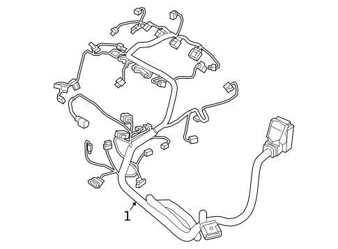 Wiring Harness for 2018 Volkswagen Beetle #0
