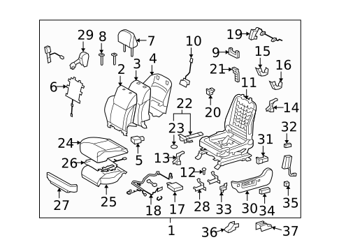 Heated Seats for 2010 Lexus LX570 #2