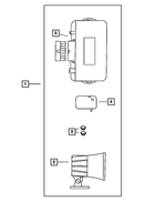 4886374AB - Mopar Accessories - Component Parts: Alarm Or Keyless Transmitter for Mopar Image