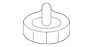 254613D500 - : Radiator Air Seal Clip for Kia: Forte, Forte Koup, K900, Optima, Rio, Sorento Image