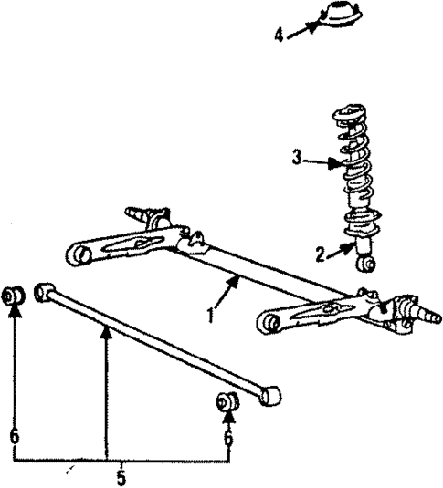 Struts & Suspension Components for 1985 Mitsubishi Galant #1