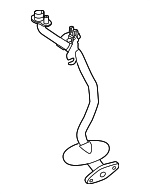 6541808000 - Engine: Oil Return Tube for Mercedes-Benz Image