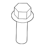 9015950105 - Body: Front Console Screw for Toyota: 4Runner, Sequoia, Tundra Image