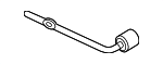 91313B010 - Body: Lug Wrench for Genesis: G70, G80, G90 | Hyundai: Elantra, Elantra Coupe, Elantra GT, Elantra N, Equus, Genesis, Genesis Coupe, Kona, Santa Cruz, Santa Fe, Sonata, Venue, Veracruz Image
