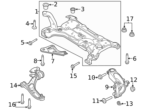 Suspension, Springs & Related Components for 2017 Ford Focus #2