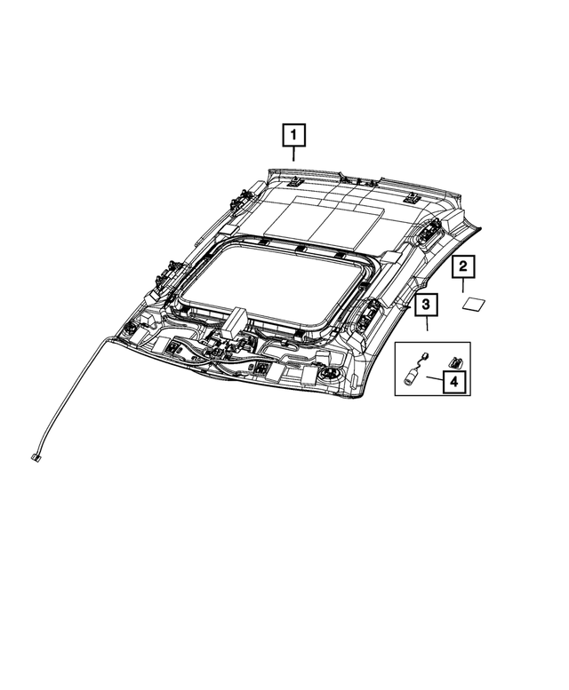 7KX06ML2AB - : Headliner for Mopar Image