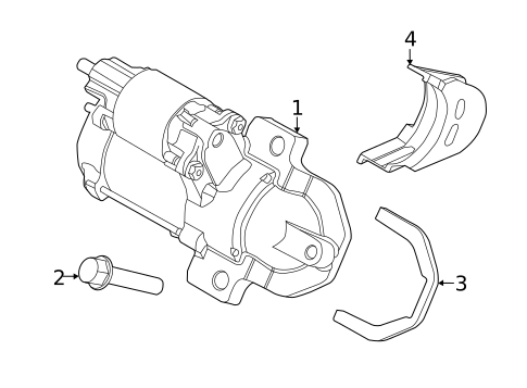 Starter for 2017 Land Rover Discovery Sport #0