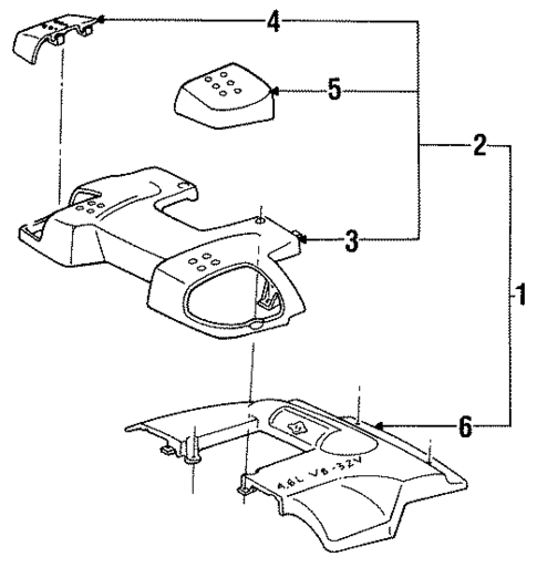 Engine Appearance Cover for 1994 Lincoln Mark VIII #0