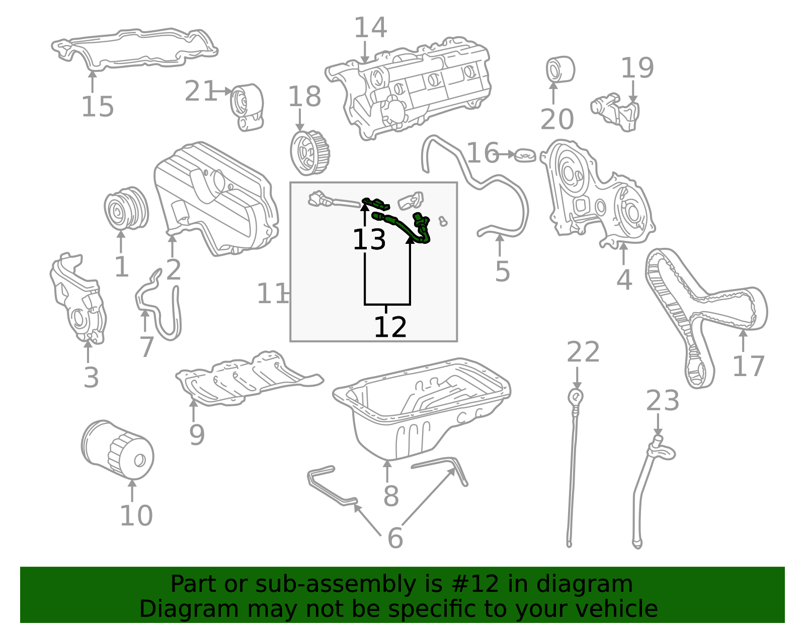 1995-2004 Toyota Crankshaft Position Sensor 90919-05021 | OEM Parts Online