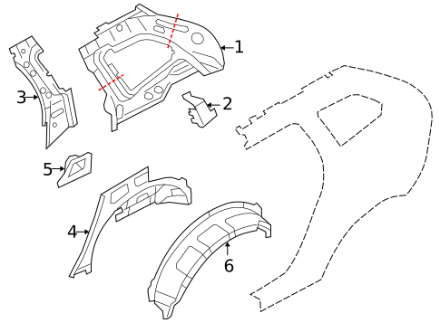 Inner Structure for 2013 Volvo XC60 #0