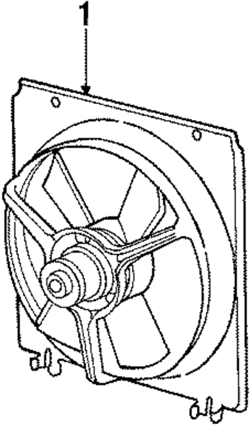 Fan for 1984 Dodge Daytona #1