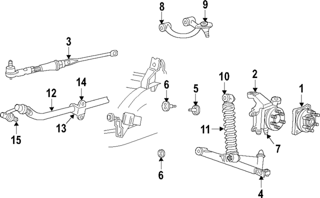 5134994AA - Suspension: Knuckle for Mopar Image